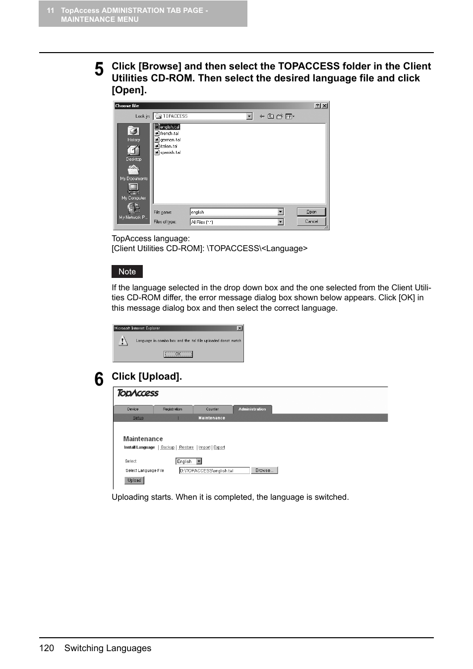 Toshiba GA-1190 User Manual | Page 122 / 156