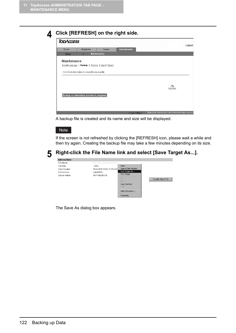 Toshiba GA-1190 User Manual | Page 124 / 156