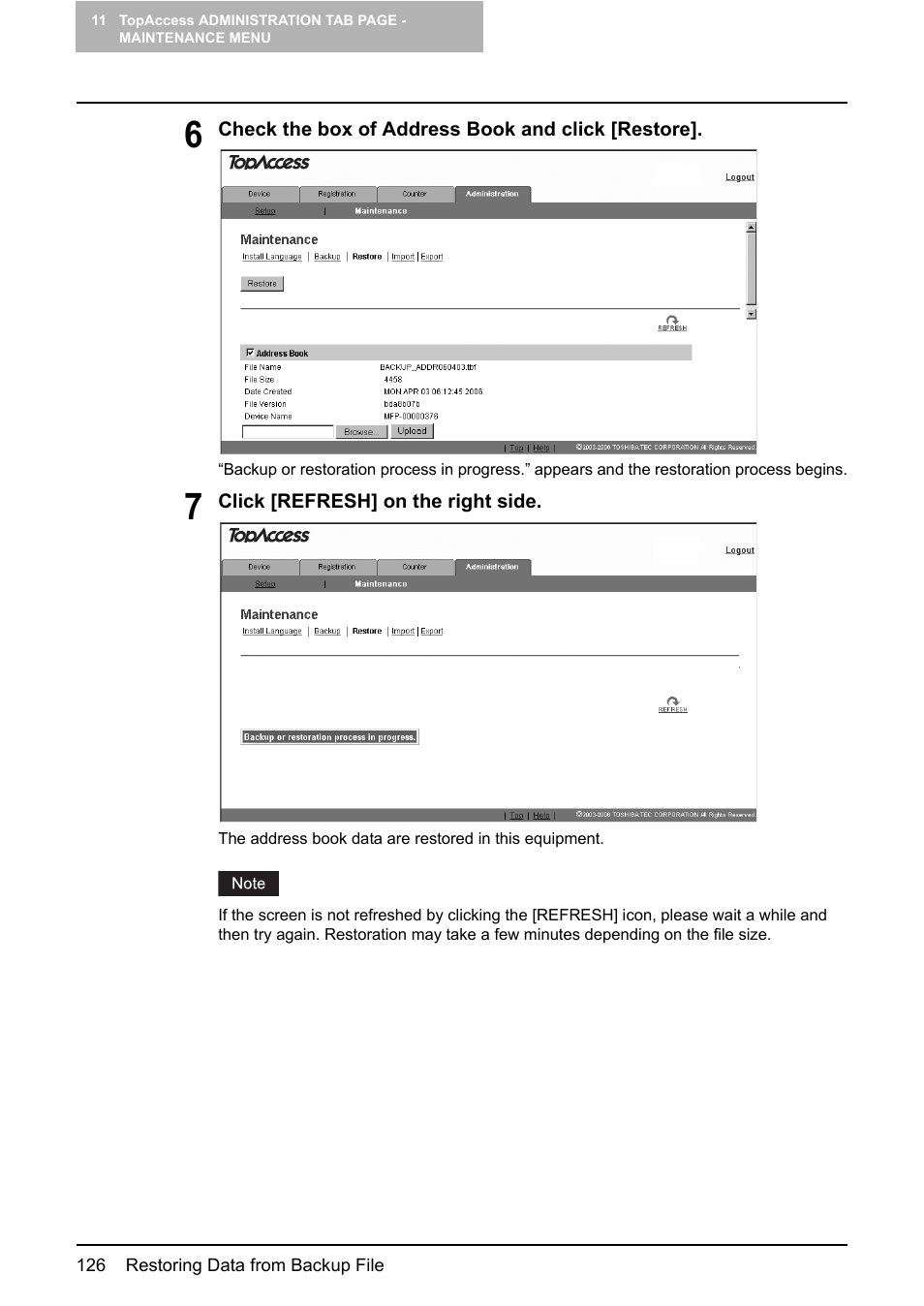 Toshiba GA-1190 User Manual | Page 128 / 156