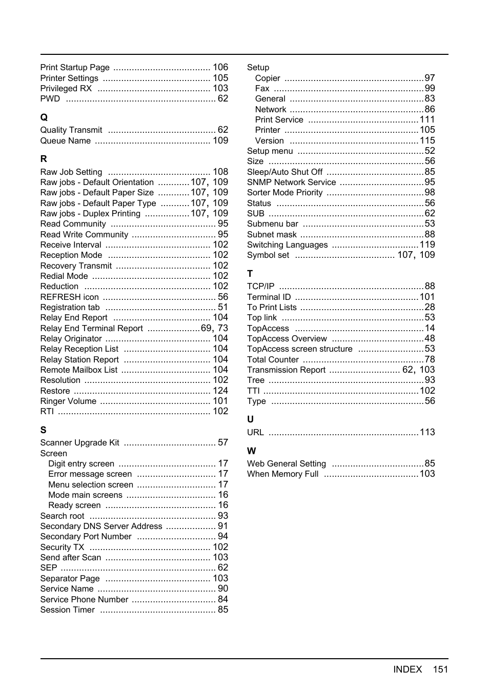 Toshiba GA-1190 User Manual | Page 153 / 156