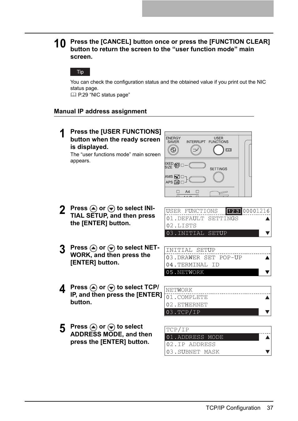 Toshiba GA-1190 User Manual | Page 39 / 156