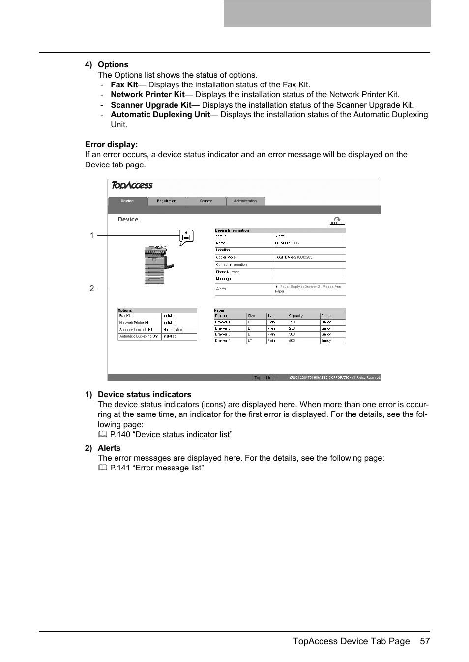 Toshiba GA-1190 User Manual | Page 59 / 156