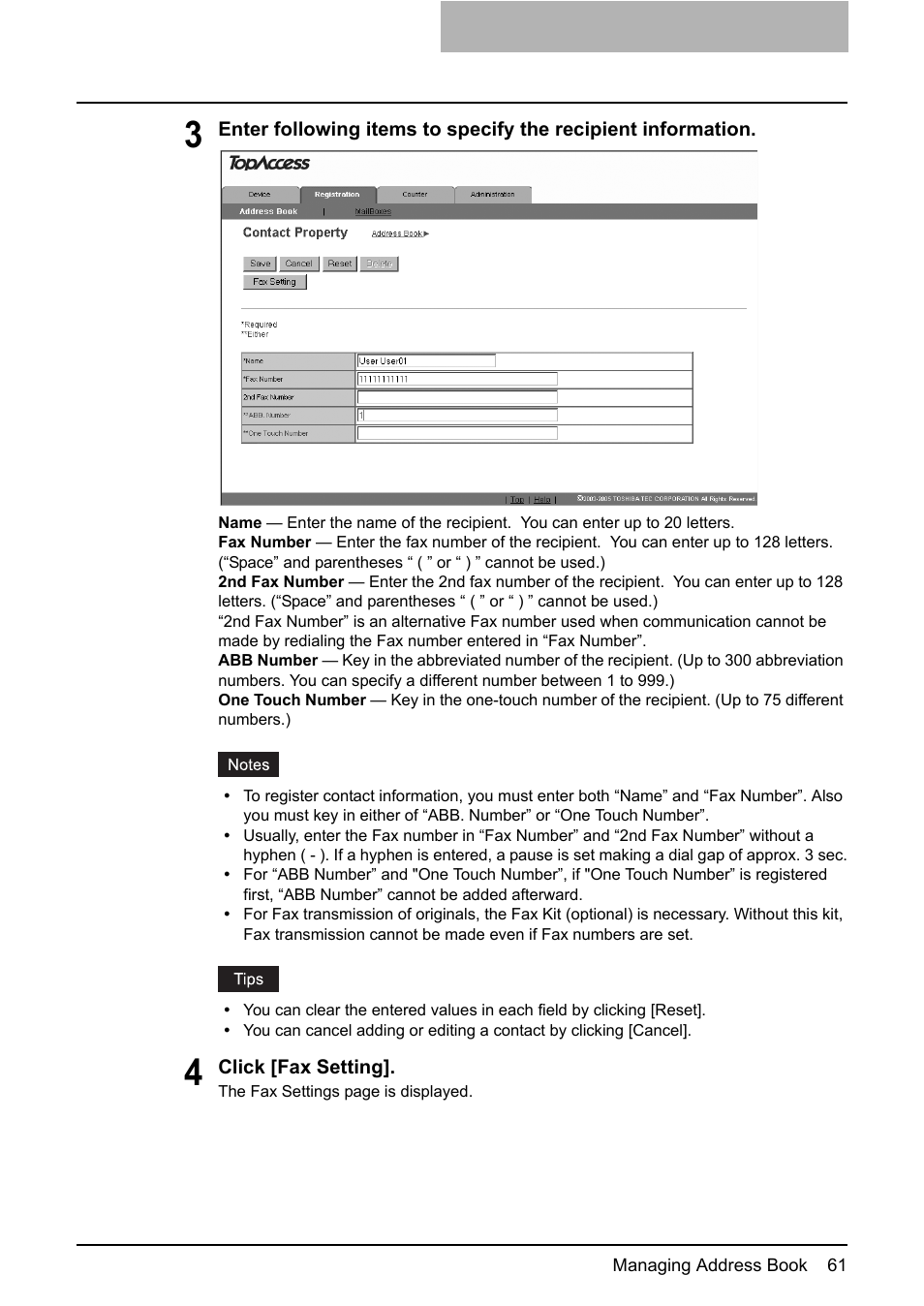 Toshiba GA-1190 User Manual | Page 63 / 156