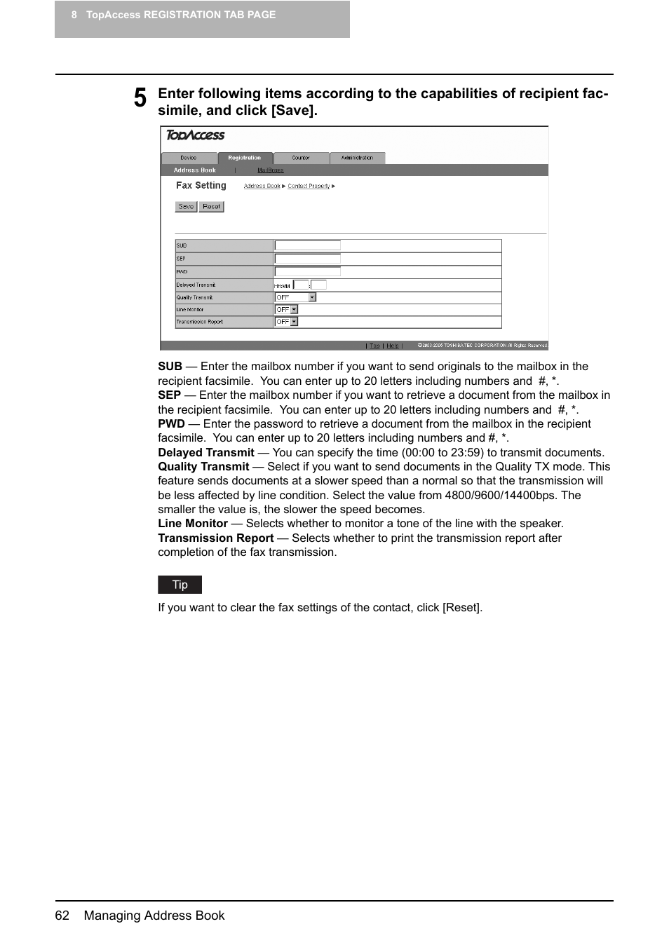 Toshiba GA-1190 User Manual | Page 64 / 156