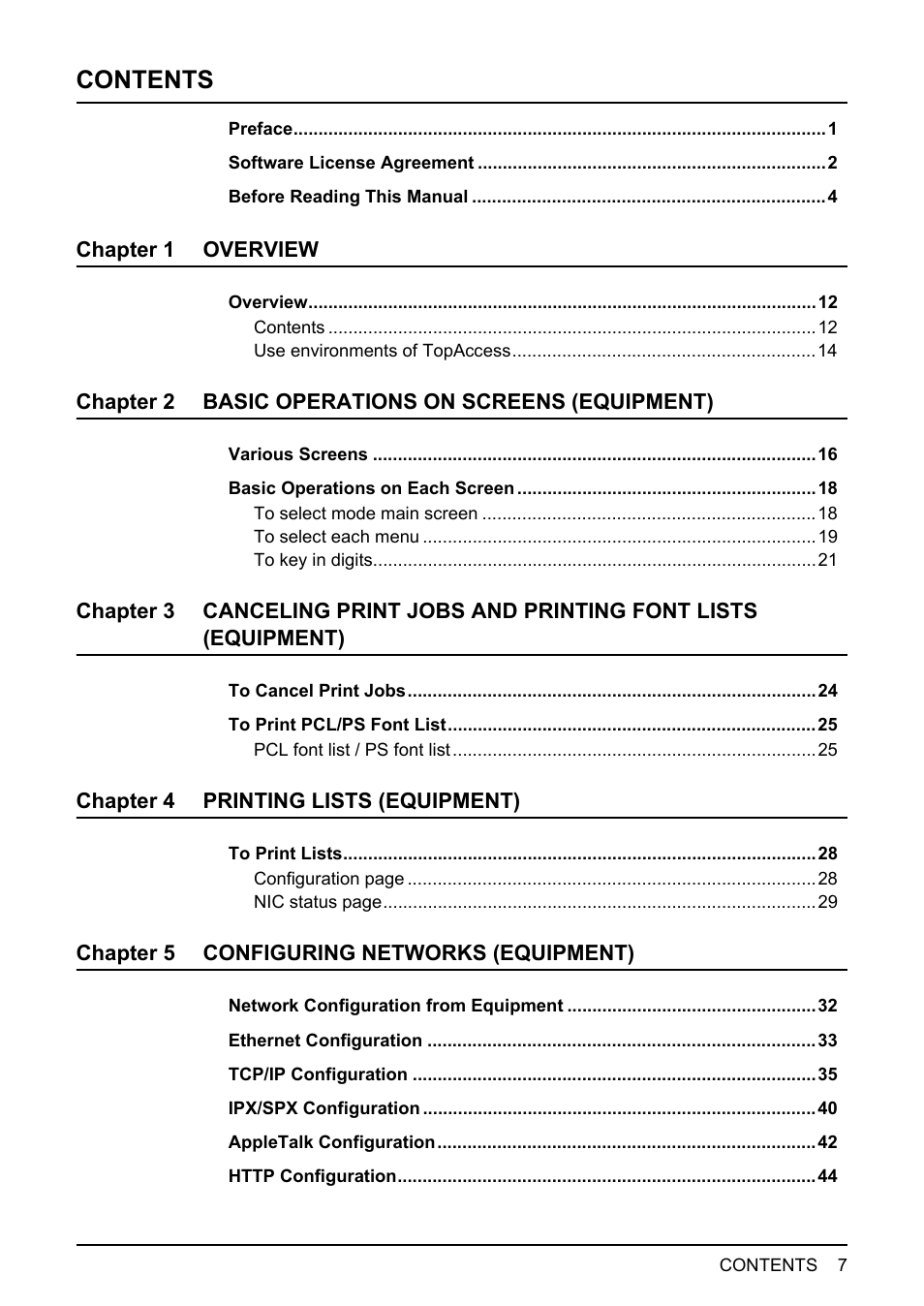 Toshiba GA-1190 User Manual | Page 9 / 156