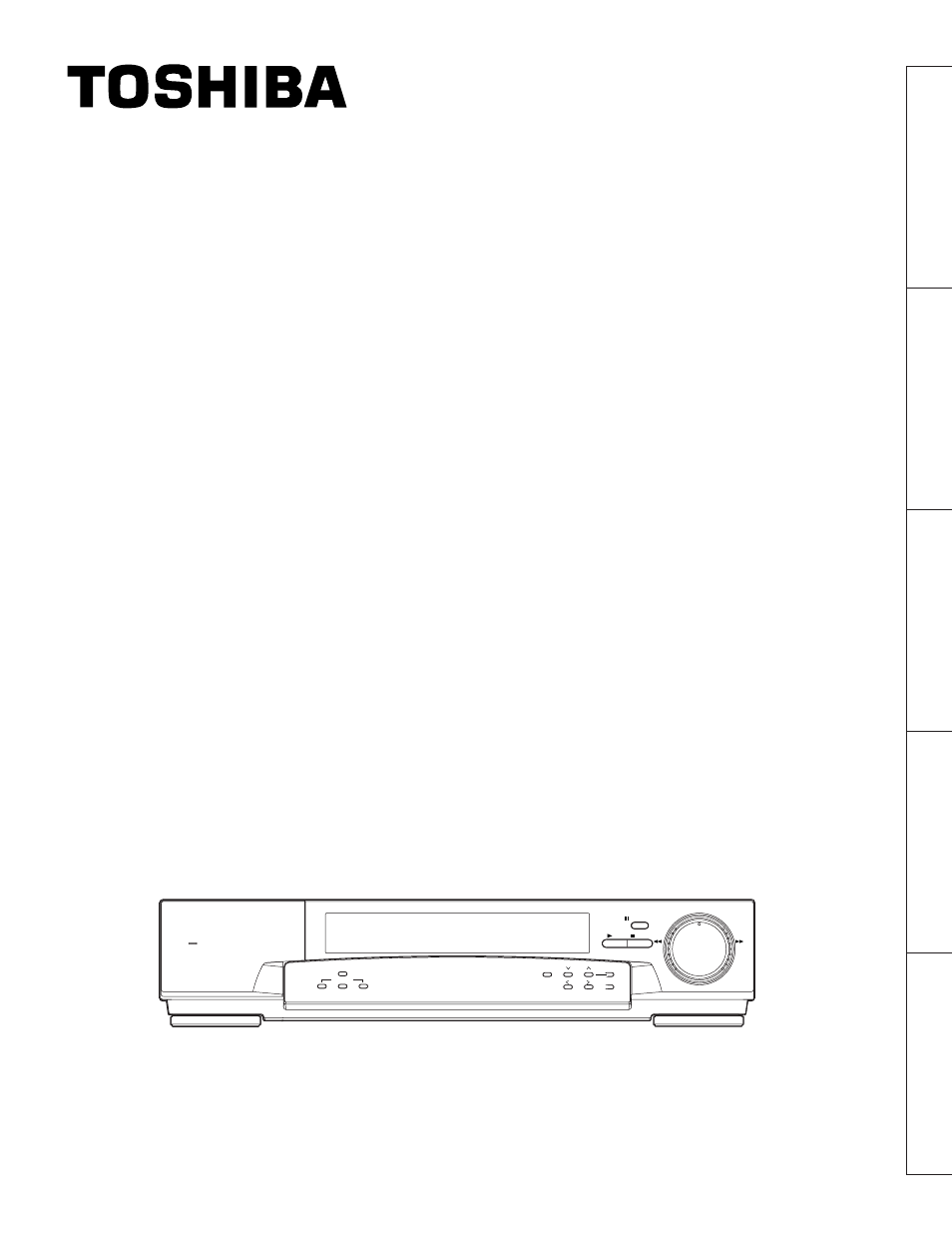 Toshiba kV-9168A User Manual | 52 pages