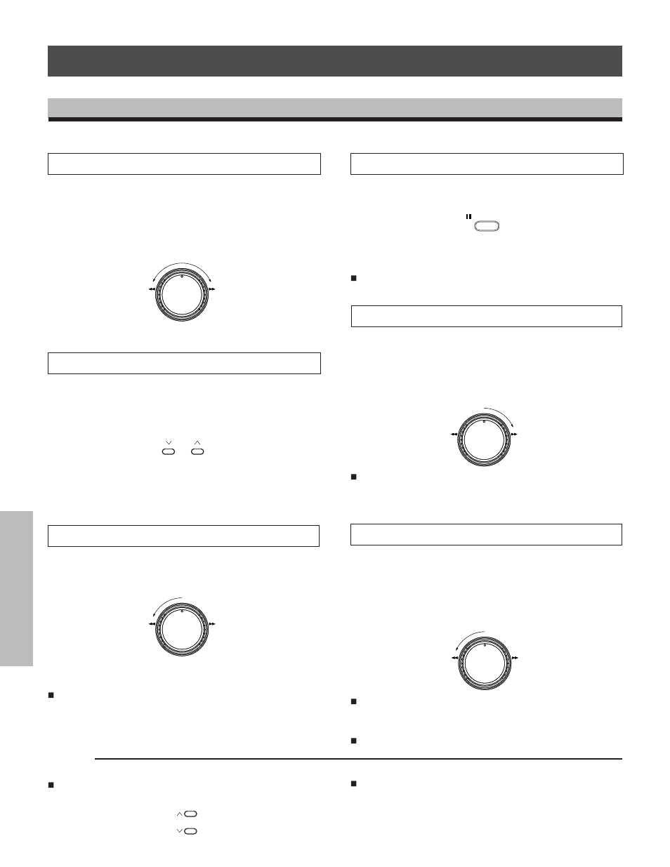 Playback in various modes, Picture search, Slow playback | Reverse playback, Still playback, Field advance playback, Reverse field advance playback | Toshiba kV-9168A User Manual | Page 42 / 52