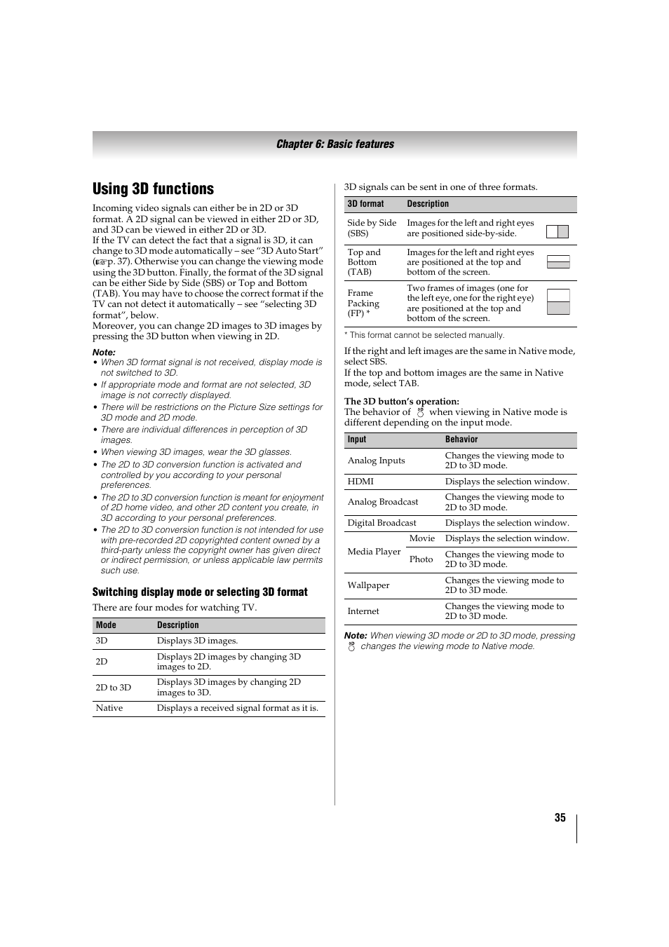 Using 3d functions, P. 35) | Toshiba 32TL515U User Manual | Page 35 / 102