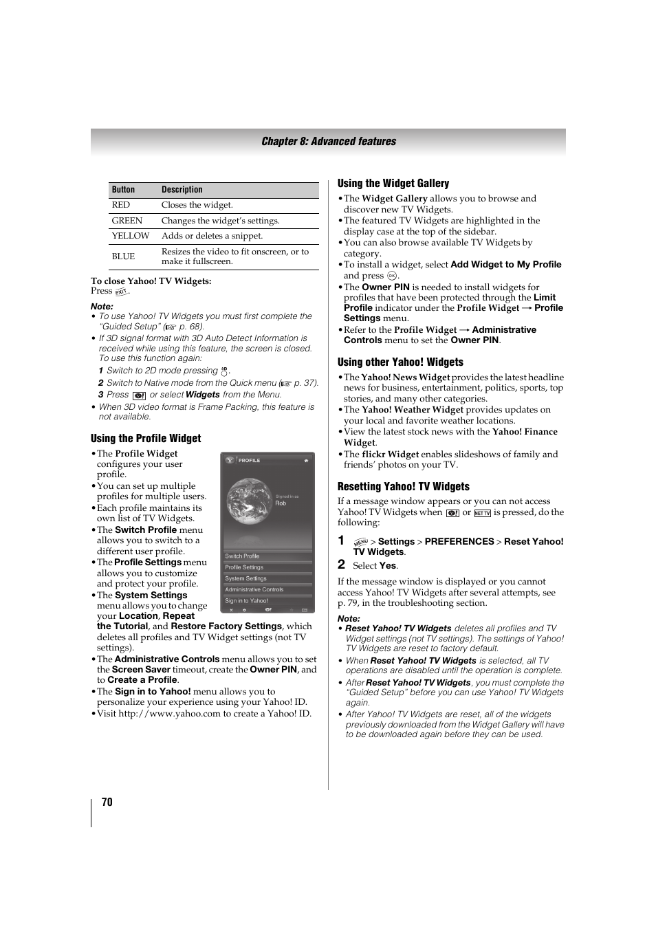 Toshiba 32TL515U User Manual | Page 70 / 102