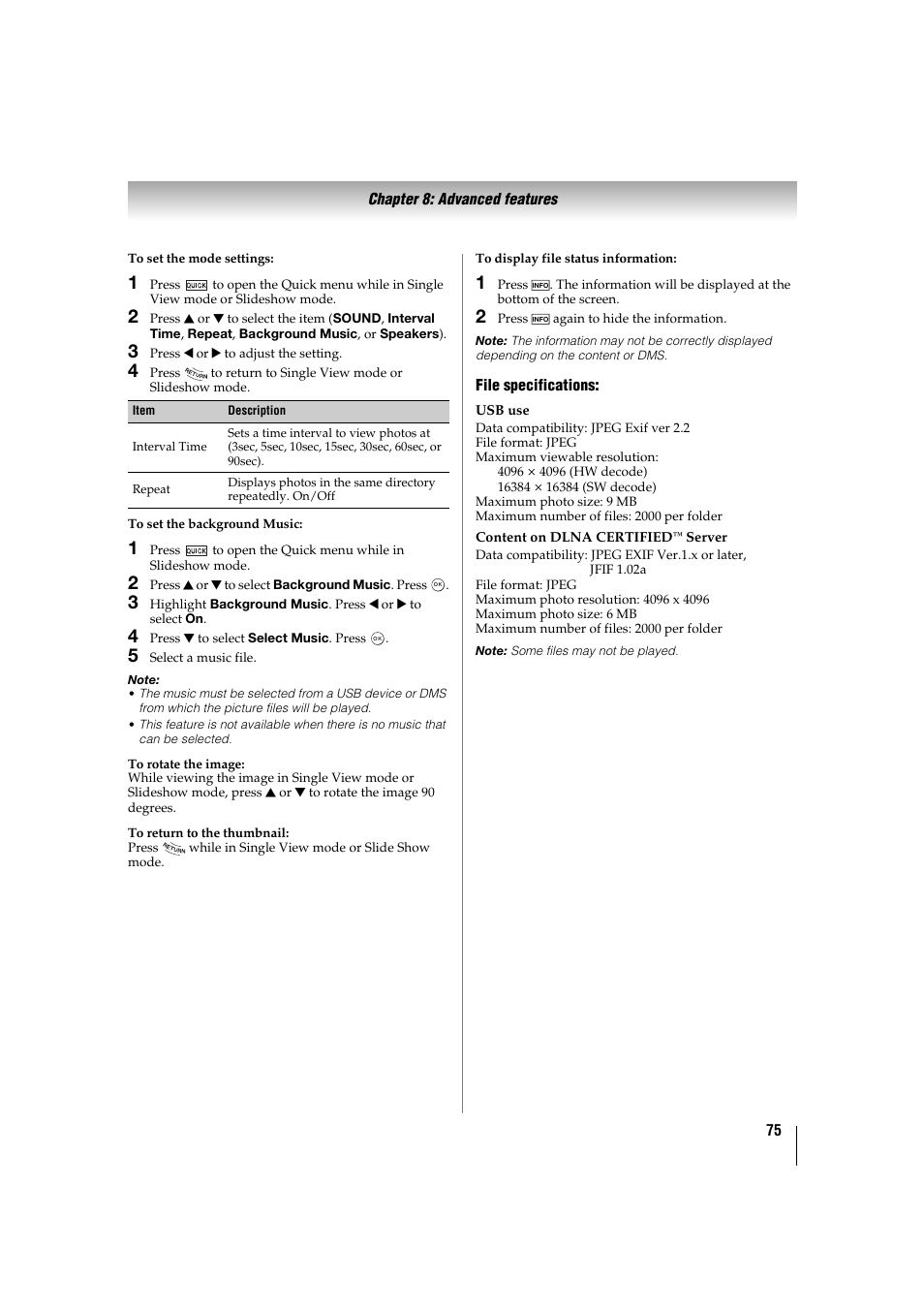 Toshiba 32TL515U User Manual | Page 75 / 102