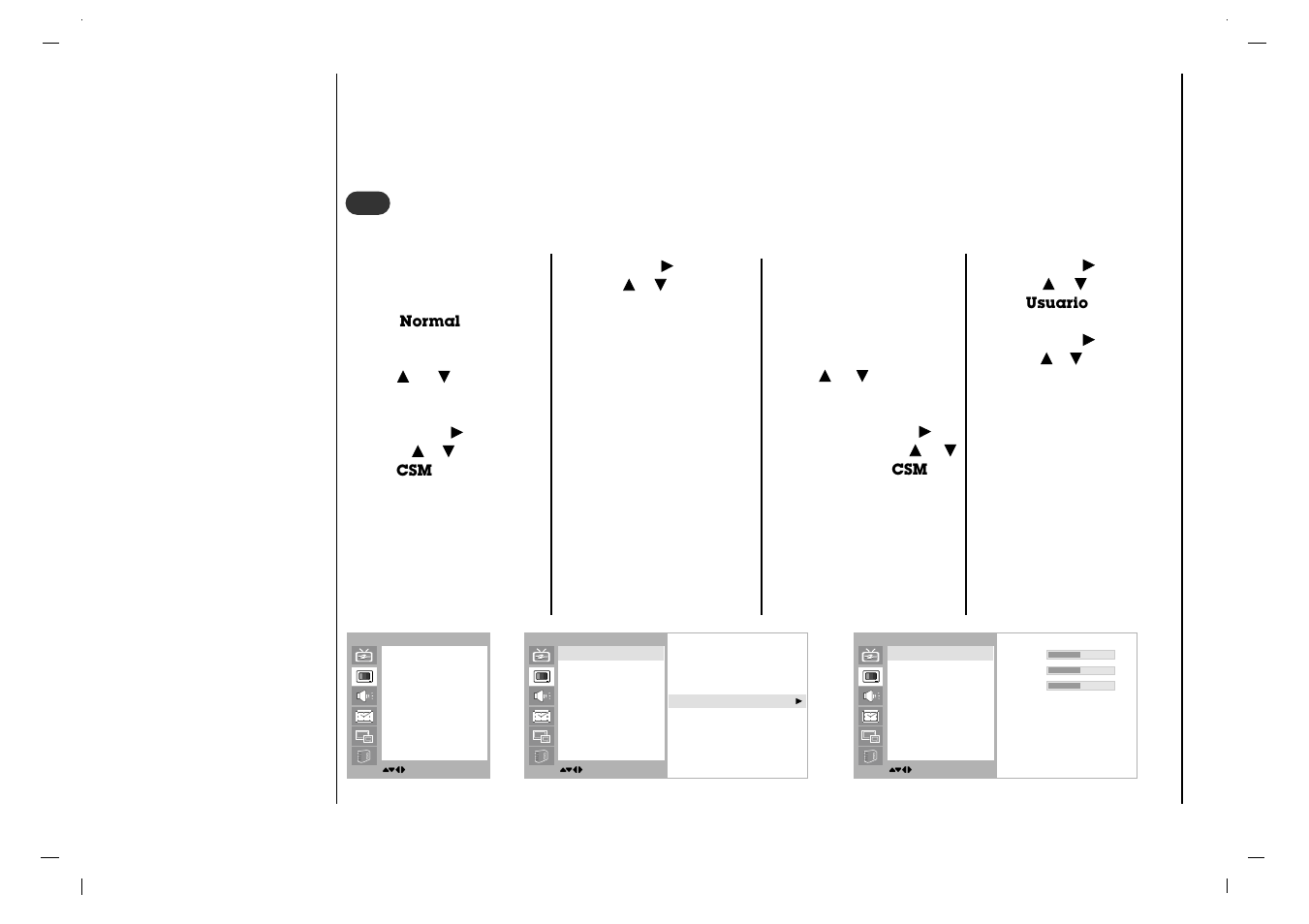 Ajuste de la imagen | Rolsen RL-37IT40 User Manual | Page 164 / 244