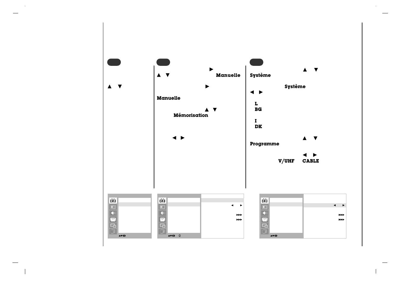 Mé morisation des cha înes, Programmation manuelle | Rolsen RL-37IT40 User Manual | Page 52 / 244