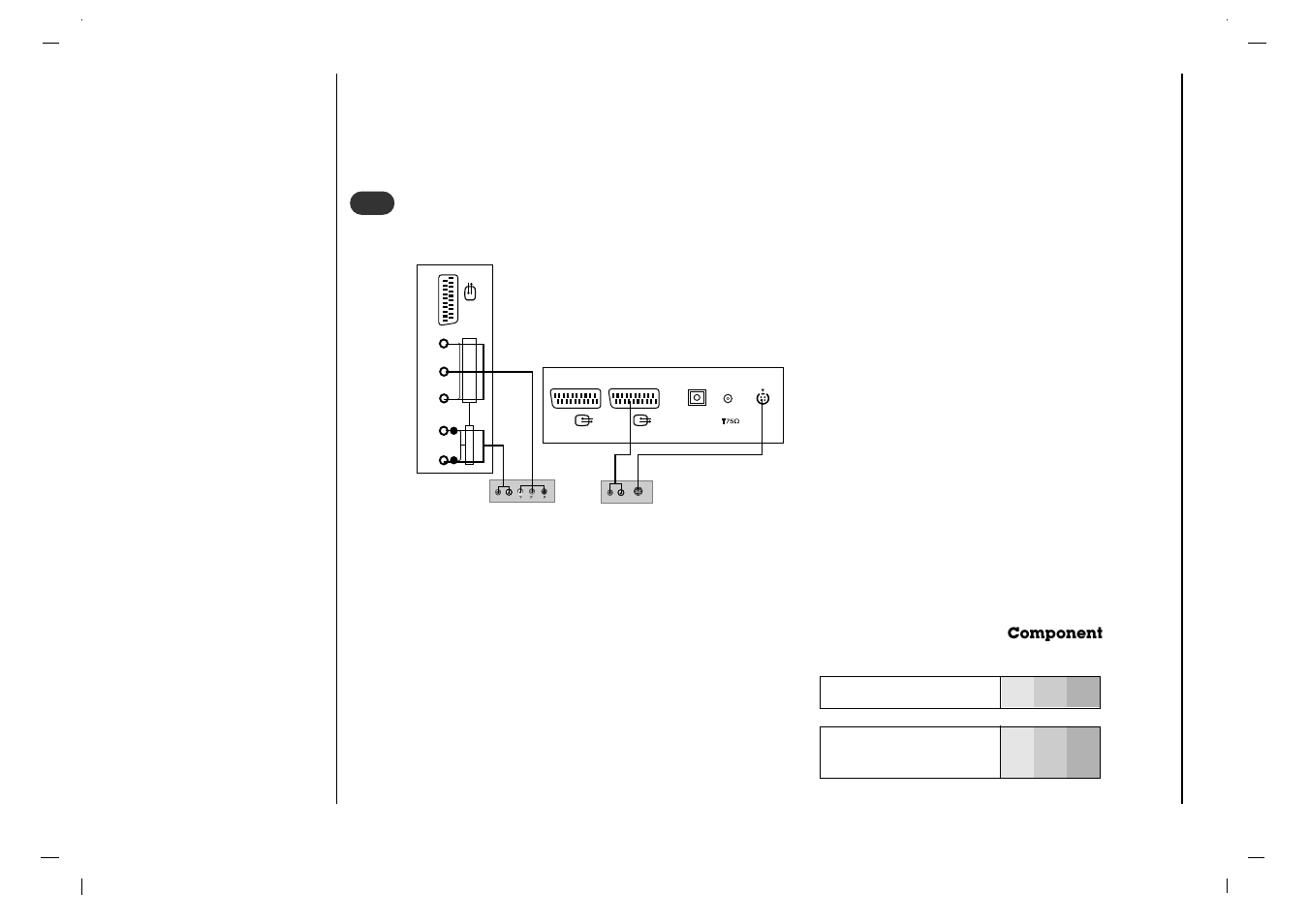Anschlie ß en externer ger ä te, Br (r) audio (l) (r) audio (l) | Rolsen RL-37IT40 User Manual | Page 82 / 244