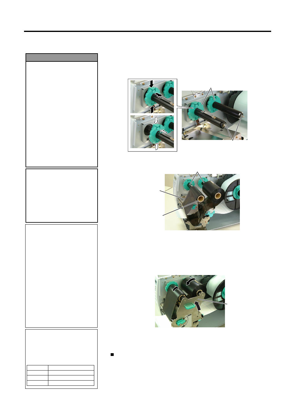 Loading the ribbon, 8 loading the ribbon | Toshiba B-SX4T-QQ User Manual | Page 21 / 54