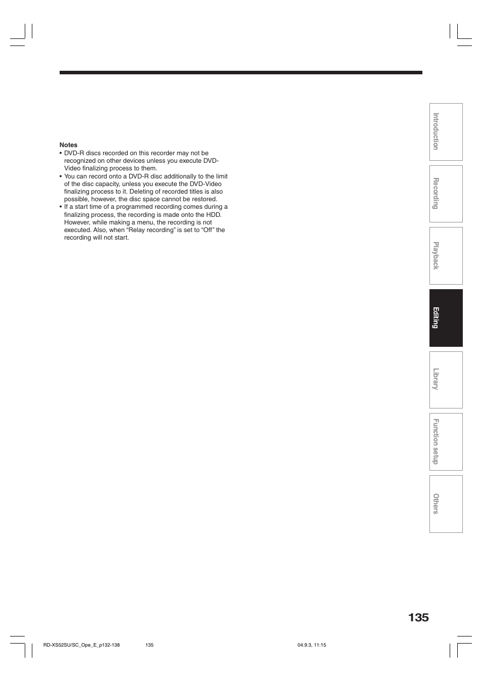 Toshiba RD-XS52SC User Manual | Page 135 / 179