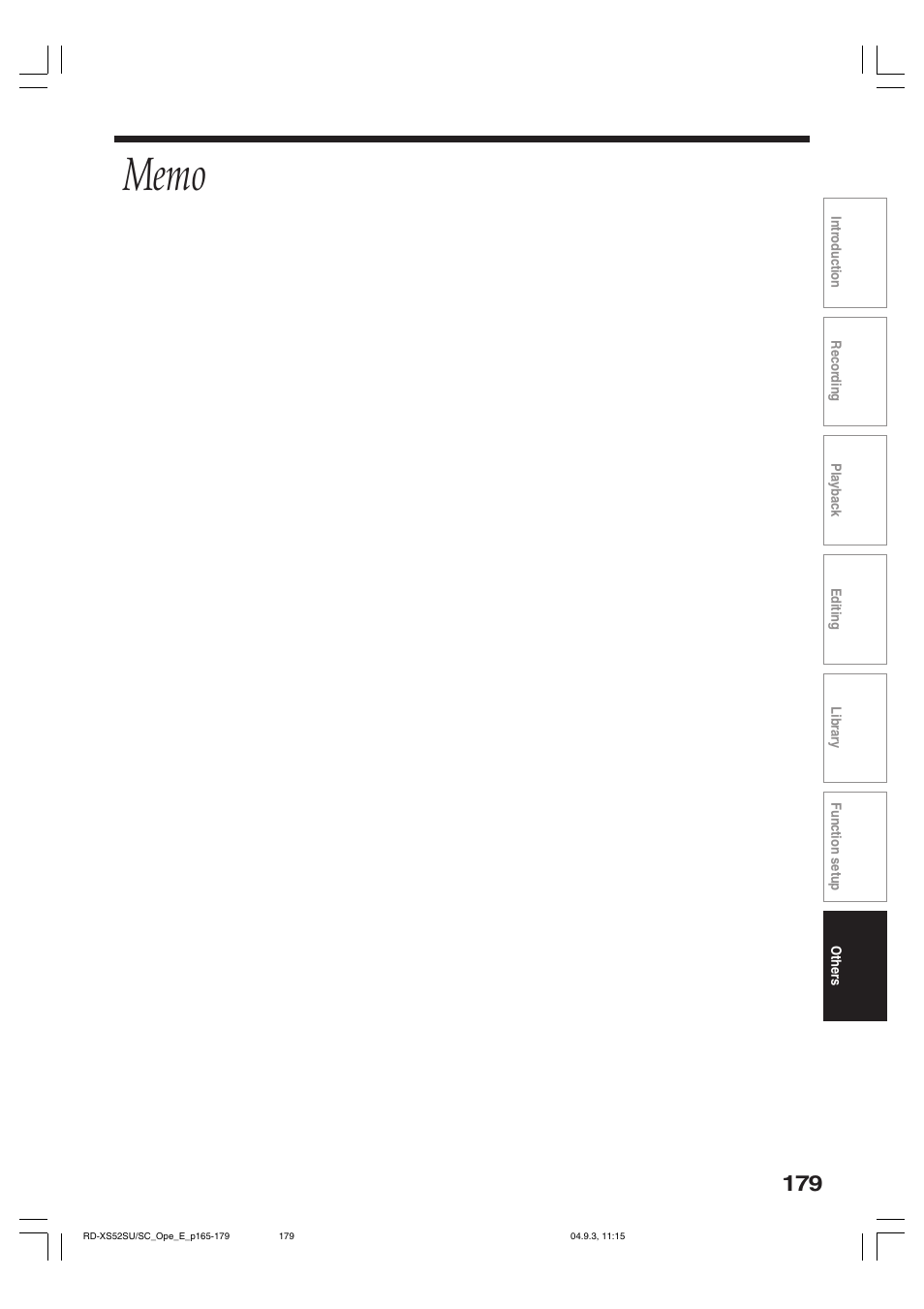 Toshiba RD-XS52SC User Manual | Page 179 / 179
