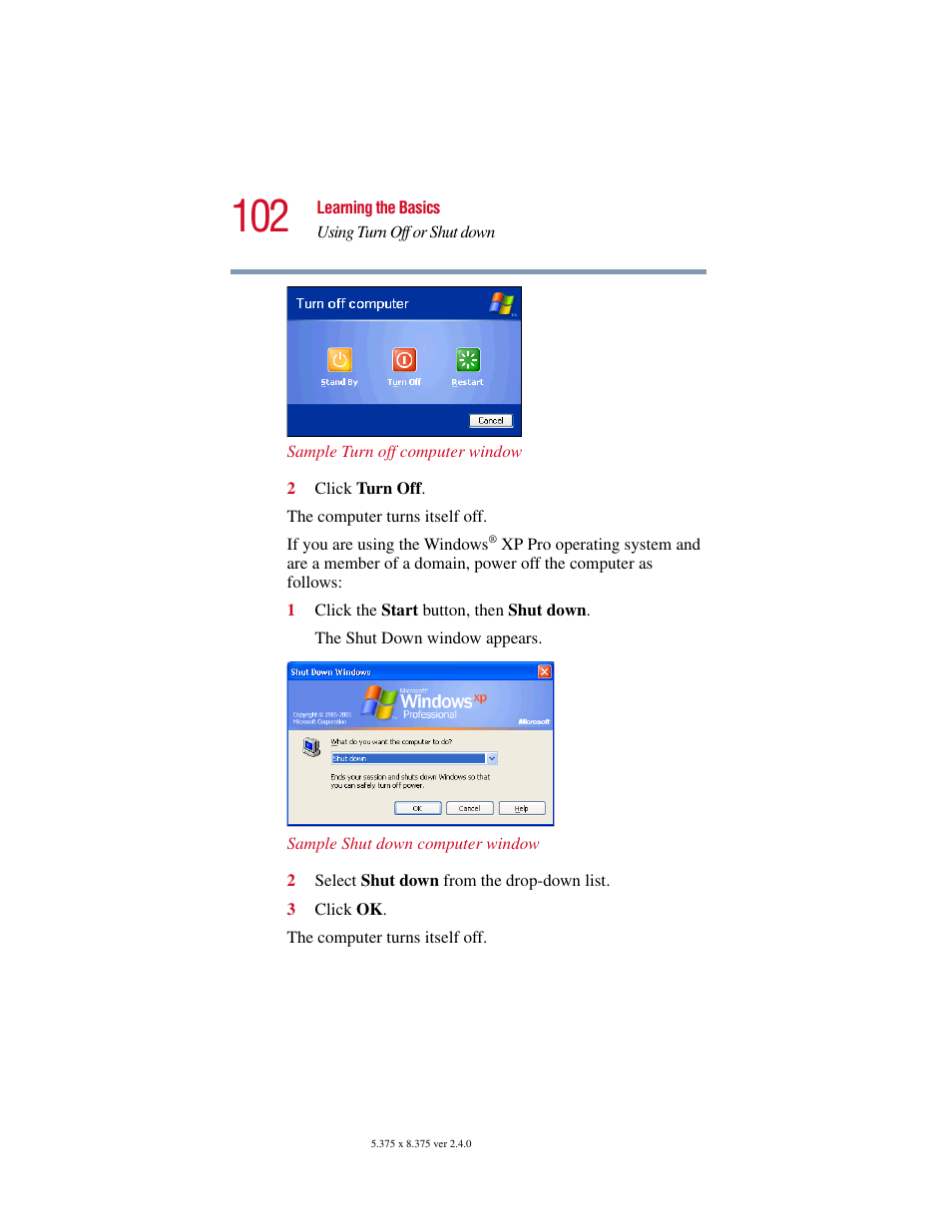 Toshiba Satellite 2415 Series User Manual | Page 102 / 279