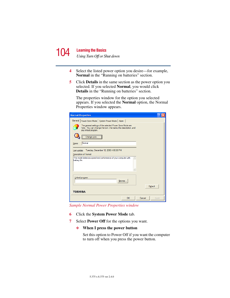 Toshiba Satellite 2415 Series User Manual | Page 104 / 279