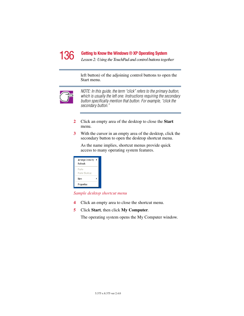 Toshiba Satellite 2415 Series User Manual | Page 136 / 279