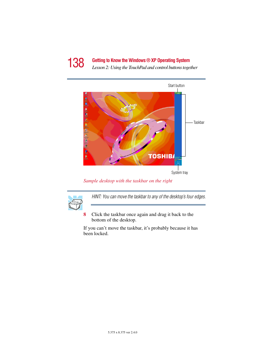 Toshiba Satellite 2415 Series User Manual | Page 138 / 279