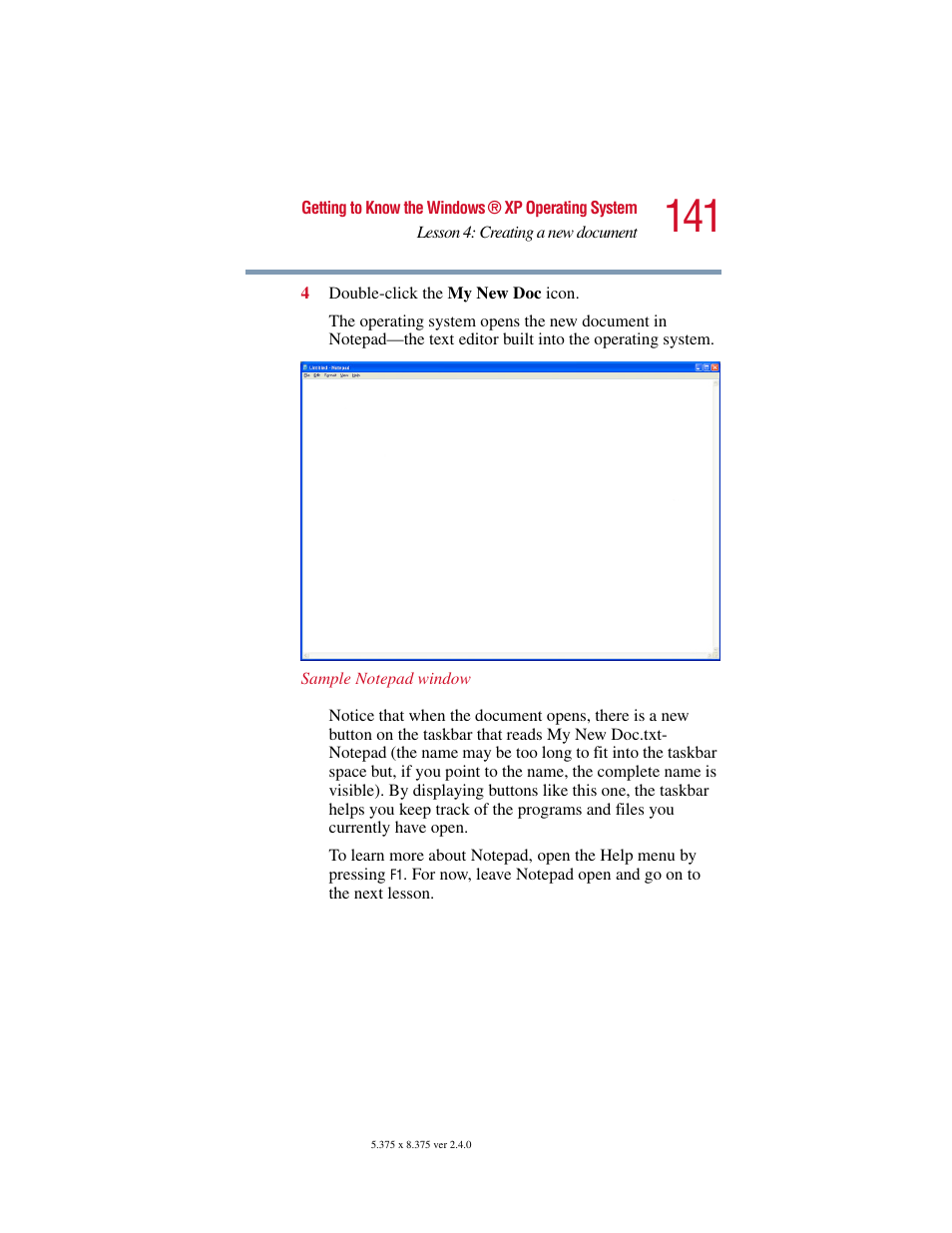 Toshiba Satellite 2415 Series User Manual | Page 141 / 279