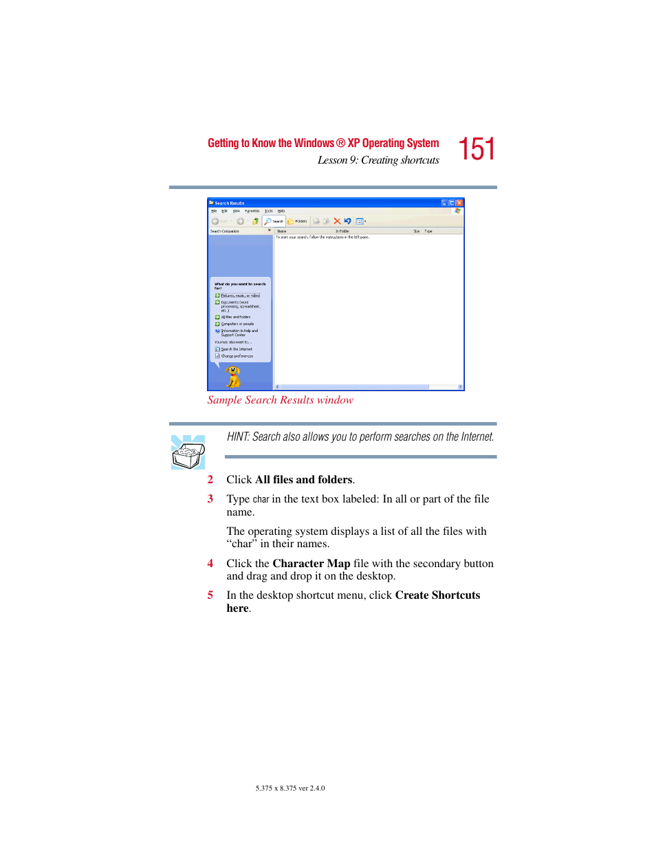 Toshiba Satellite 2415 Series User Manual | Page 151 / 279