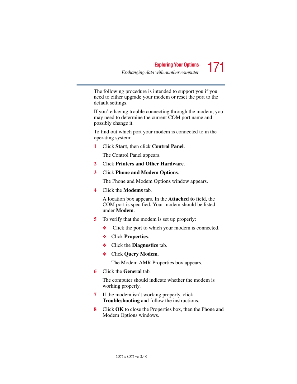 Toshiba Satellite 2415 Series User Manual | Page 171 / 279