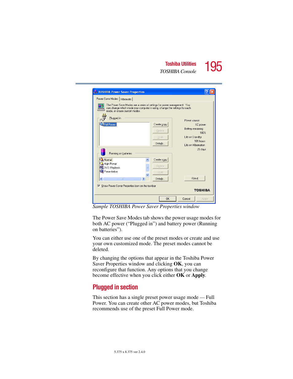 Toshiba Satellite 2415 Series User Manual | Page 195 / 279