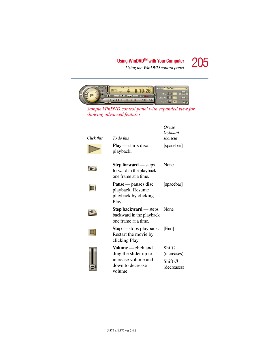 Toshiba Satellite 2415 Series User Manual | Page 205 / 279