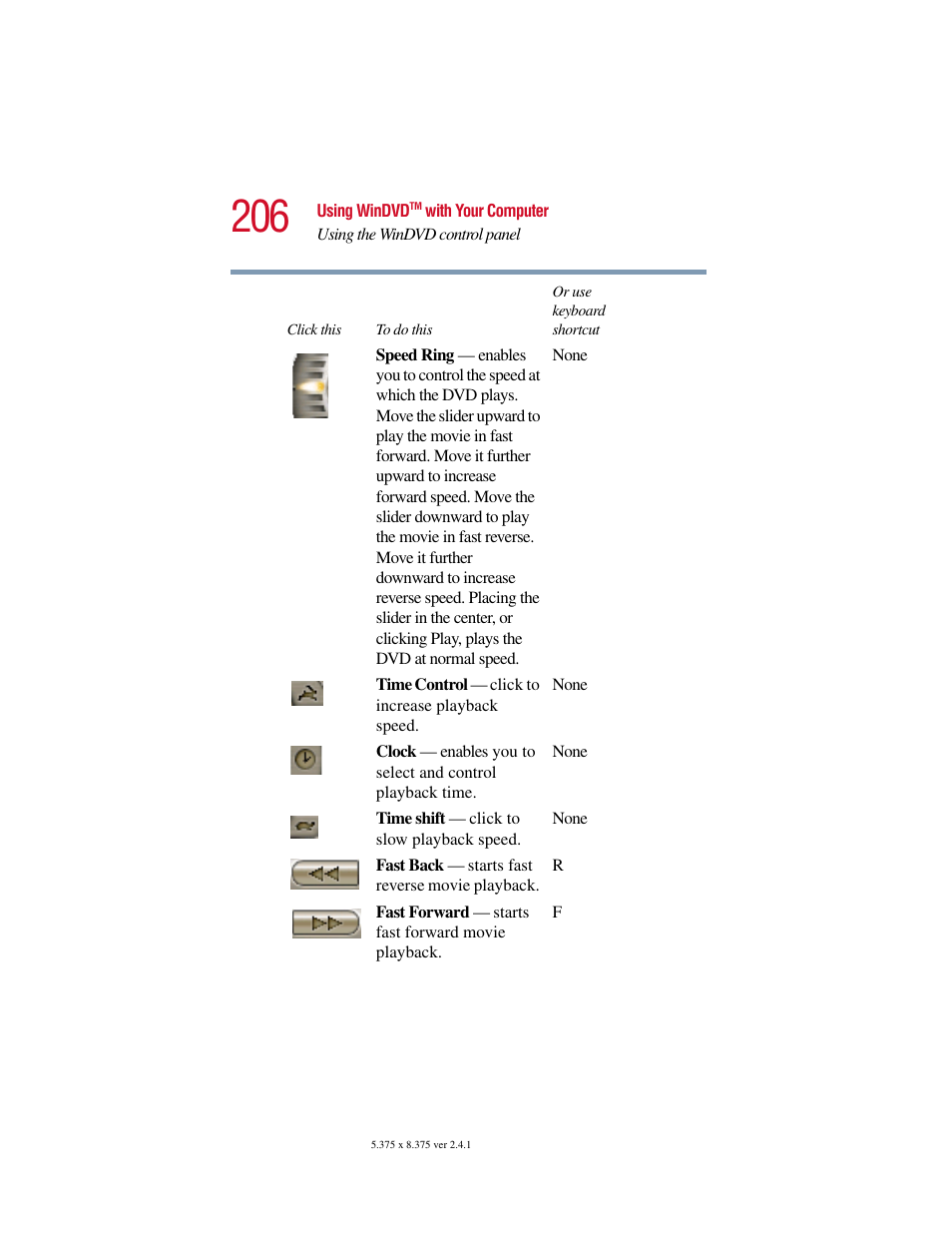 Toshiba Satellite 2415 Series User Manual | Page 206 / 279