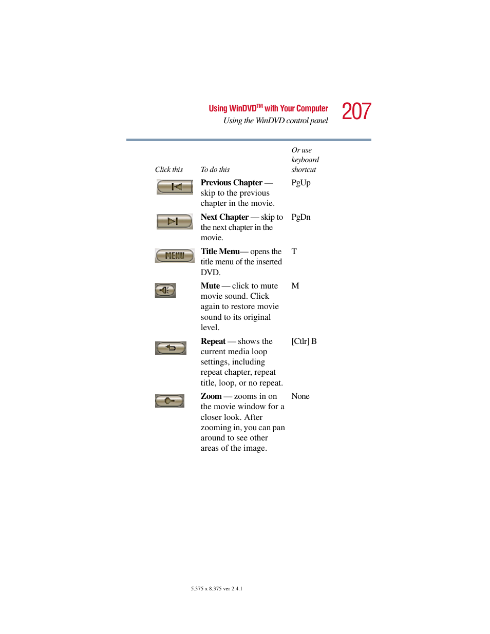 Toshiba Satellite 2415 Series User Manual | Page 207 / 279