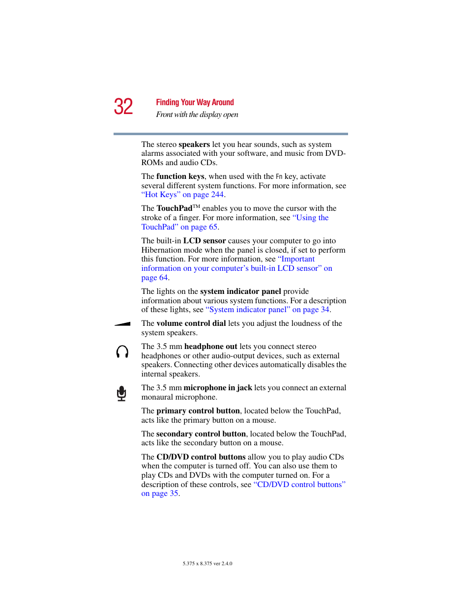 Toshiba Satellite 2415 Series User Manual | Page 32 / 279