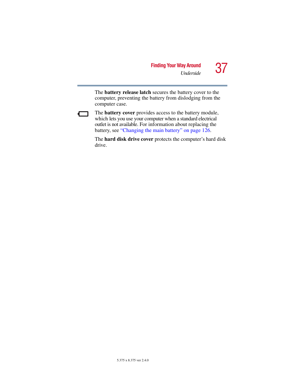 Toshiba Satellite 2415 Series User Manual | Page 37 / 279