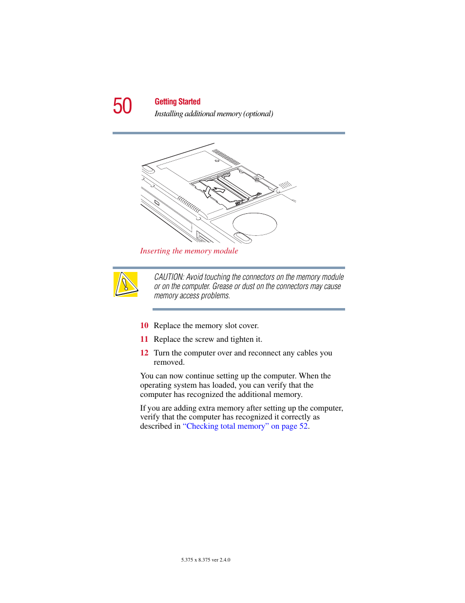 Toshiba Satellite 2415 Series User Manual | Page 50 / 279