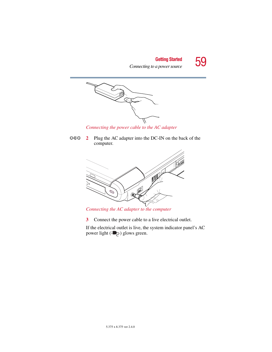 Toshiba Satellite 2415 Series User Manual | Page 59 / 279