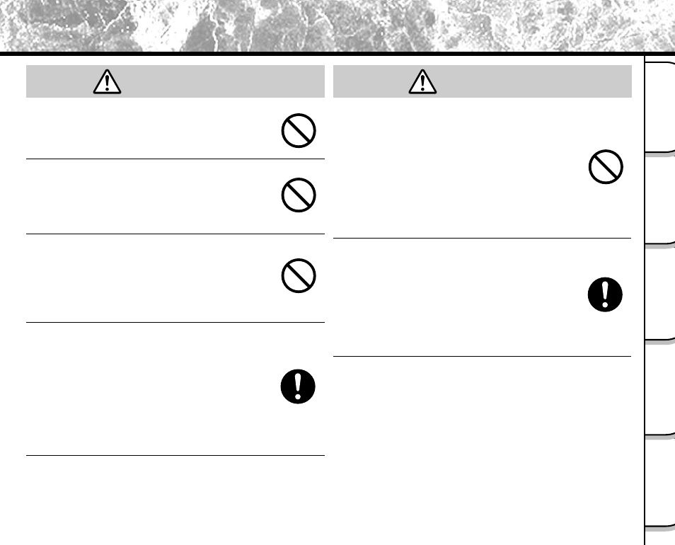 Caution, Safety precautions (continued) | Toshiba PDR-M5 User Manual | Page 13 / 120