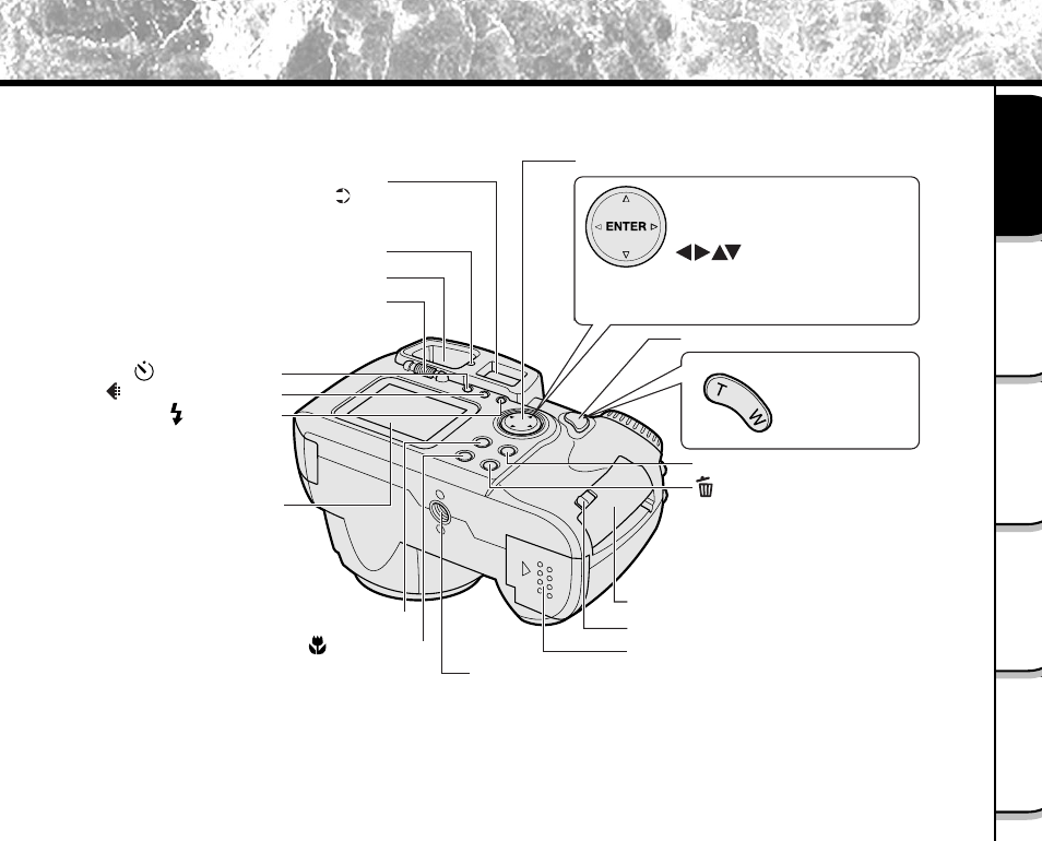 Names of parts (continued) | Toshiba PDR-M5 User Manual | Page 23 / 120