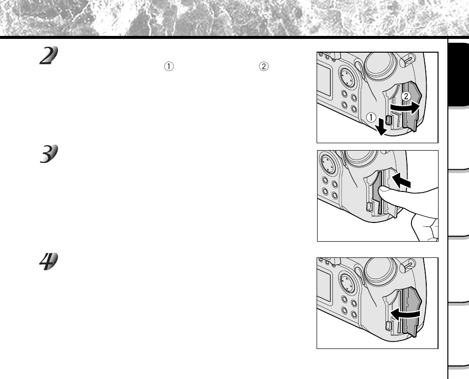 About smartmedia™ (continued) | Toshiba PDR-M5 User Manual | Page 35 / 120