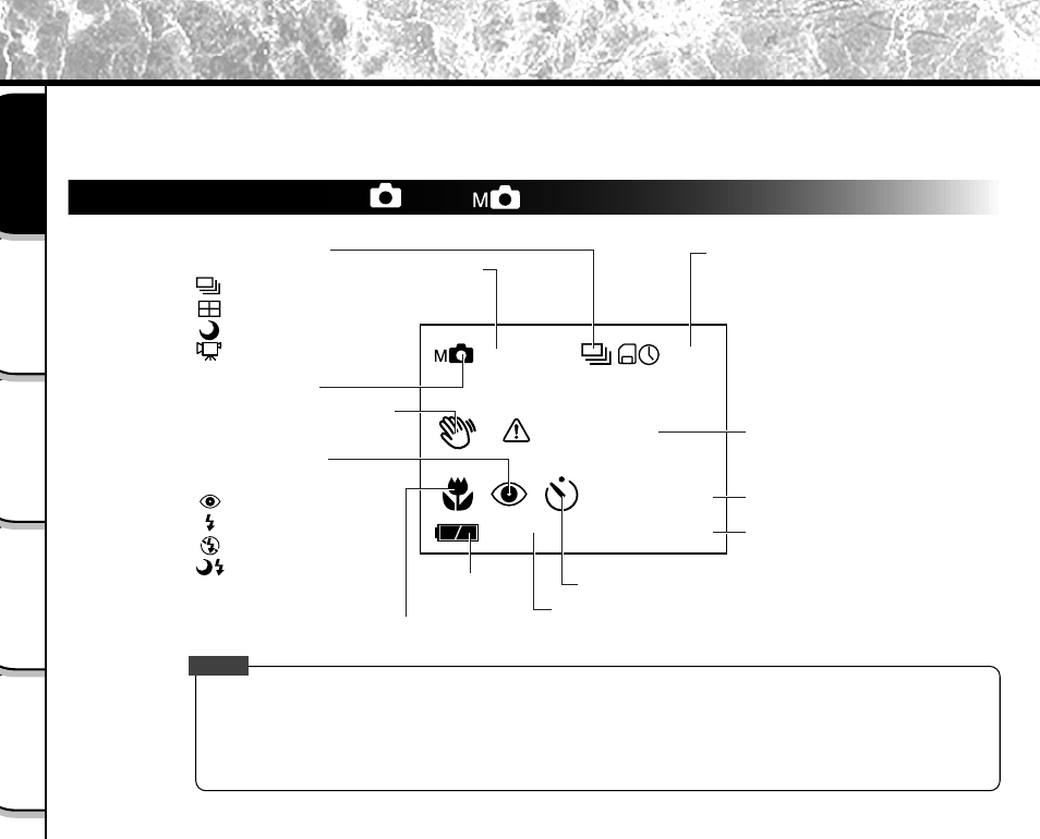 Lcd monitor display, No card | Toshiba PDR-M5 User Manual | Page 38 / 120