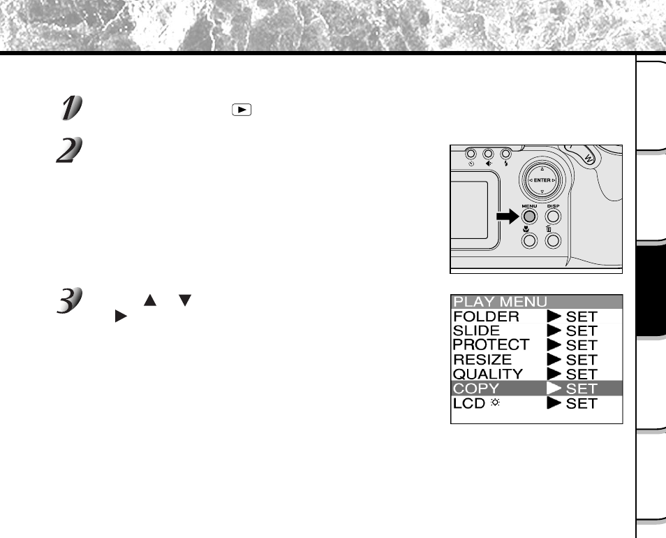 Copying images | Toshiba PDR-M5 User Manual | Page 83 / 120