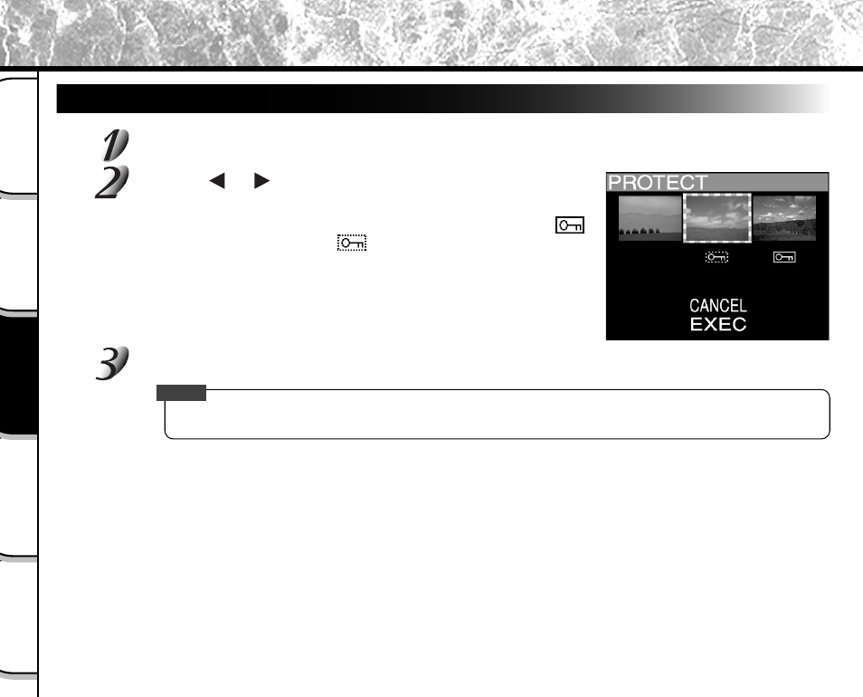 Protecting images (continued), Removing the protection | Toshiba PDR-M5 User Manual | Page 94 / 120