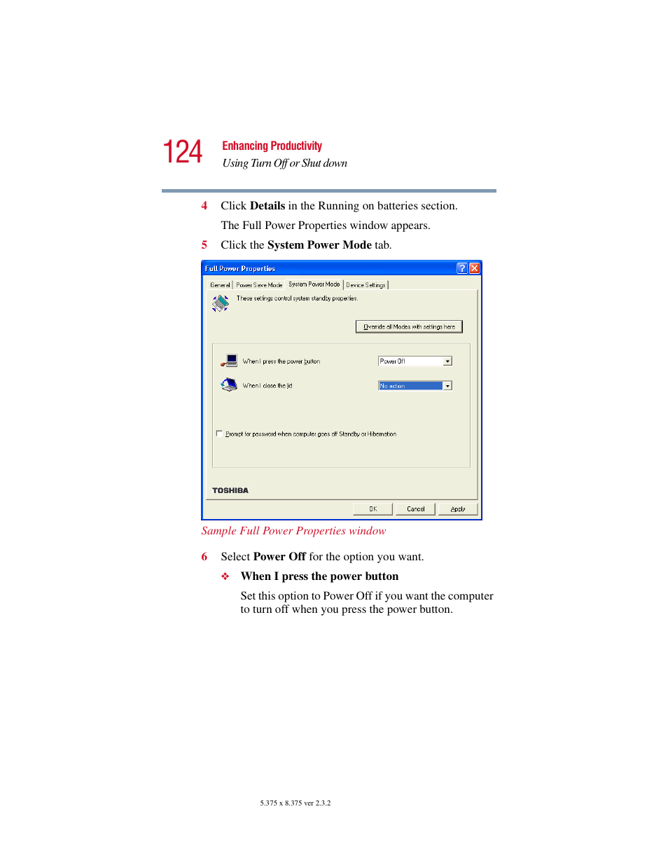 Toshiba VIRTUALTECH C6609-1201M1 User Manual | Page 124 / 209