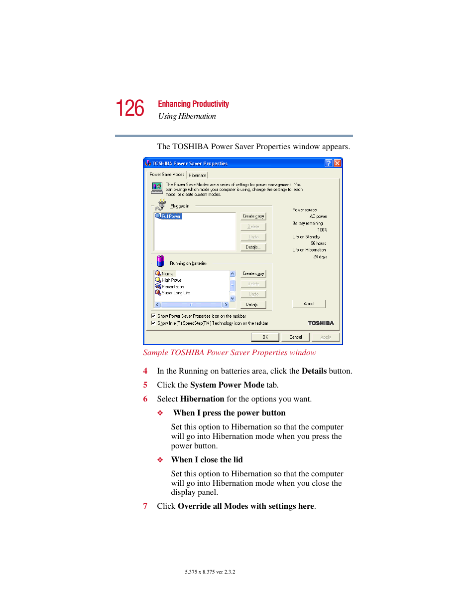 Toshiba VIRTUALTECH C6609-1201M1 User Manual | Page 126 / 209