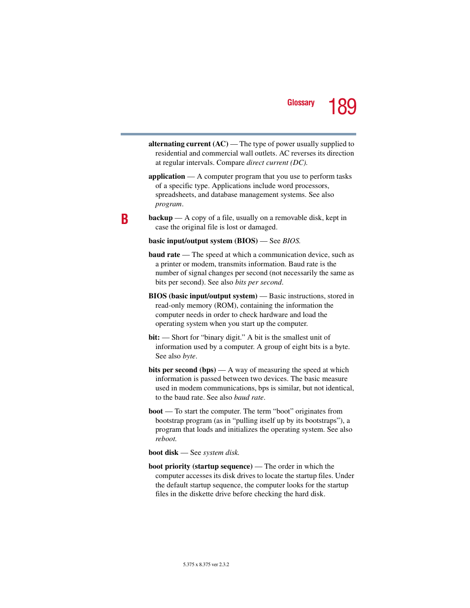 Toshiba VIRTUALTECH C6609-1201M1 User Manual | Page 189 / 209