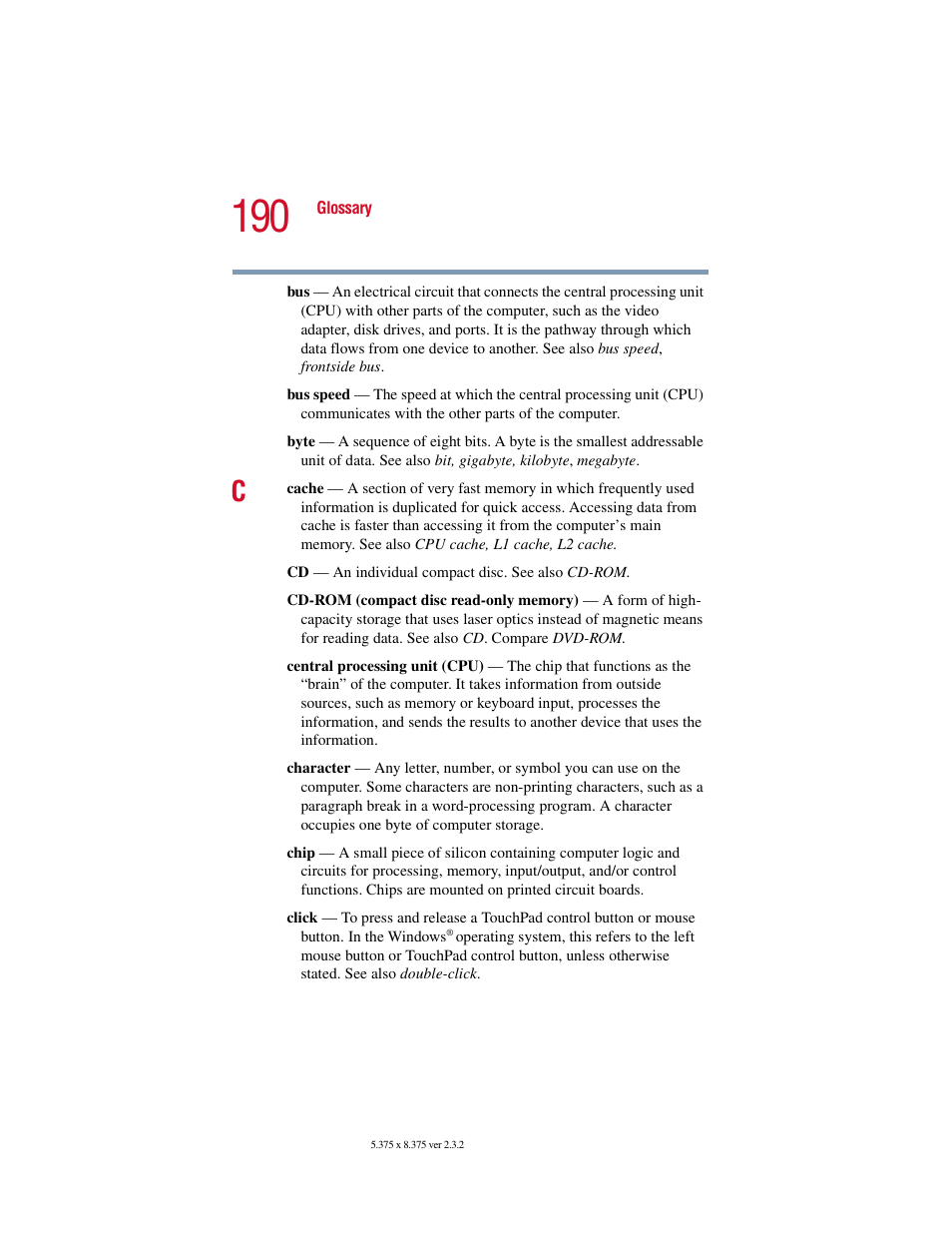 Toshiba VIRTUALTECH C6609-1201M1 User Manual | Page 190 / 209