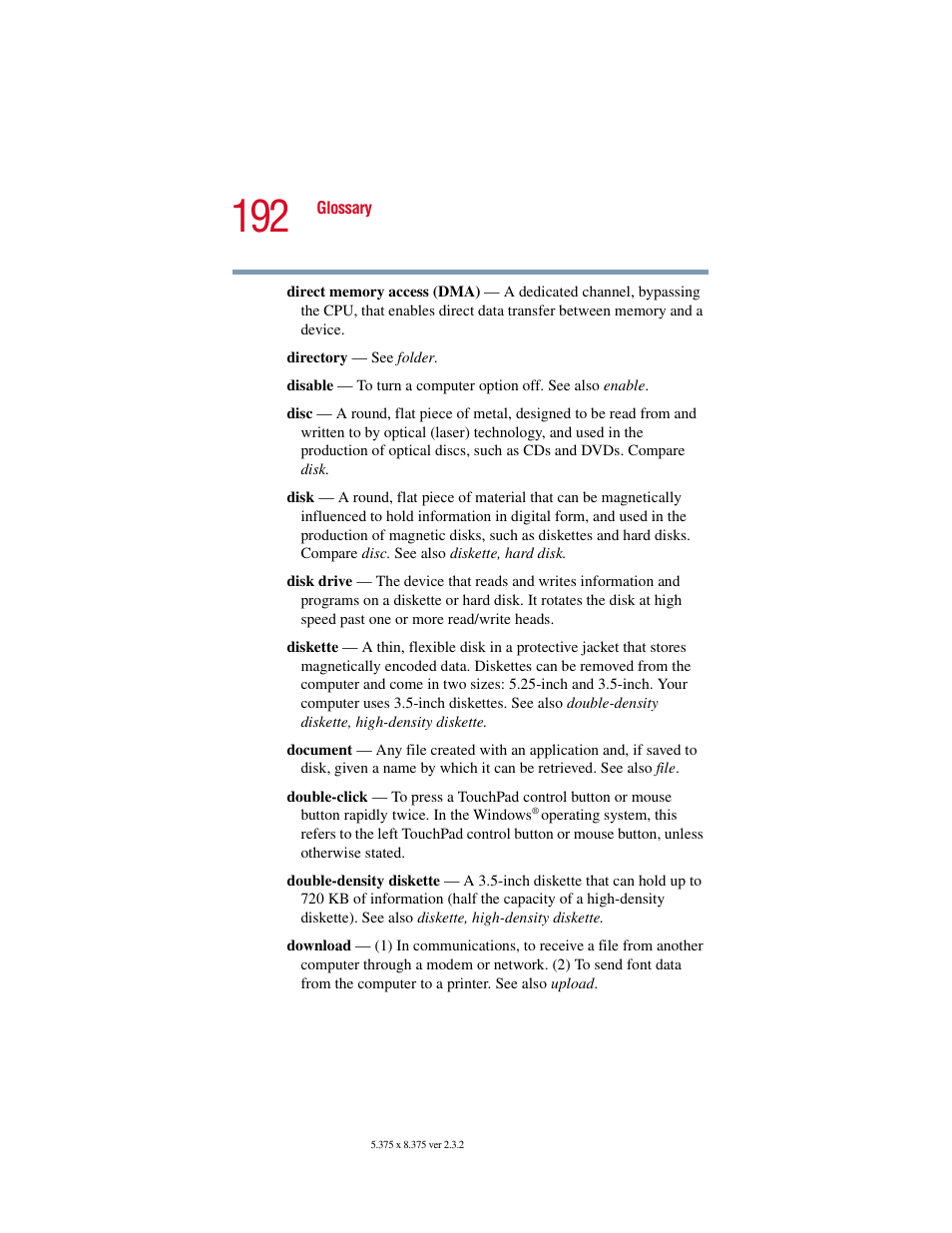 Toshiba VIRTUALTECH C6609-1201M1 User Manual | Page 192 / 209