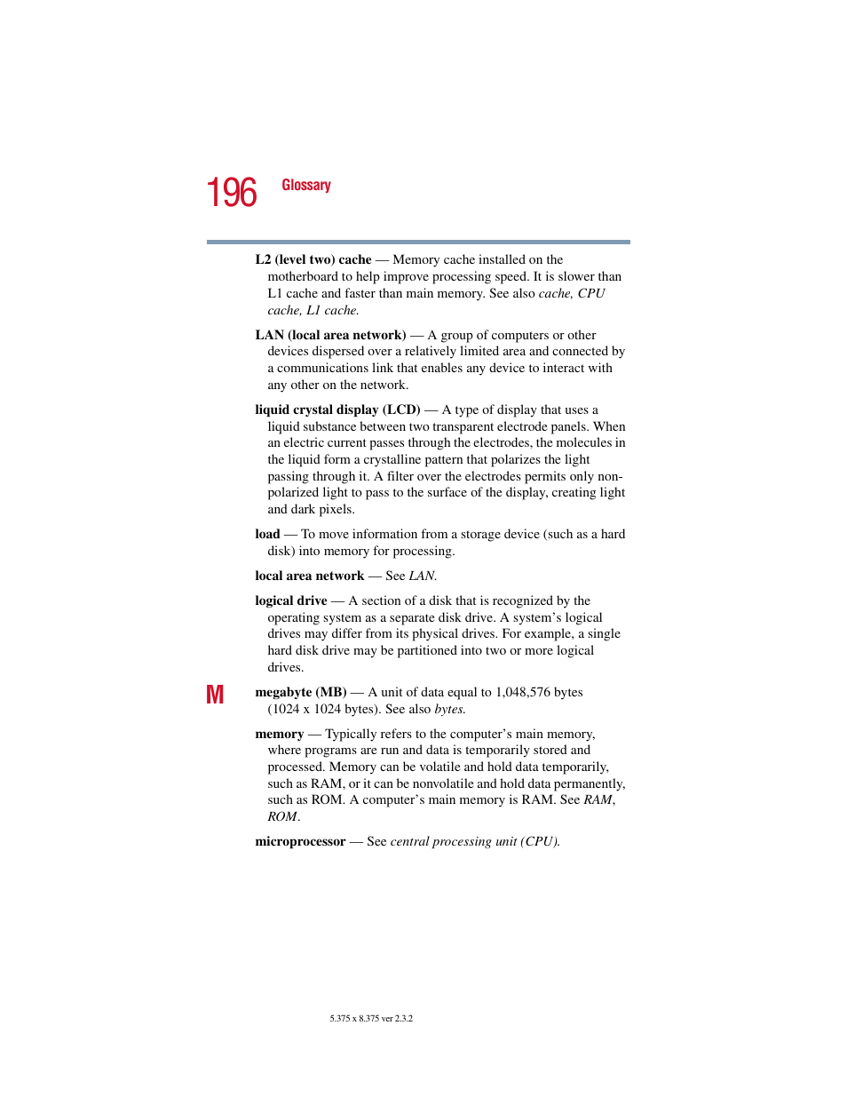 Toshiba VIRTUALTECH C6609-1201M1 User Manual | Page 196 / 209