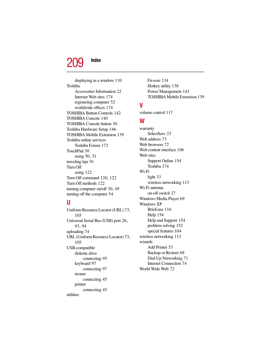 Toshiba VIRTUALTECH C6609-1201M1 User Manual | Page 209 / 209
