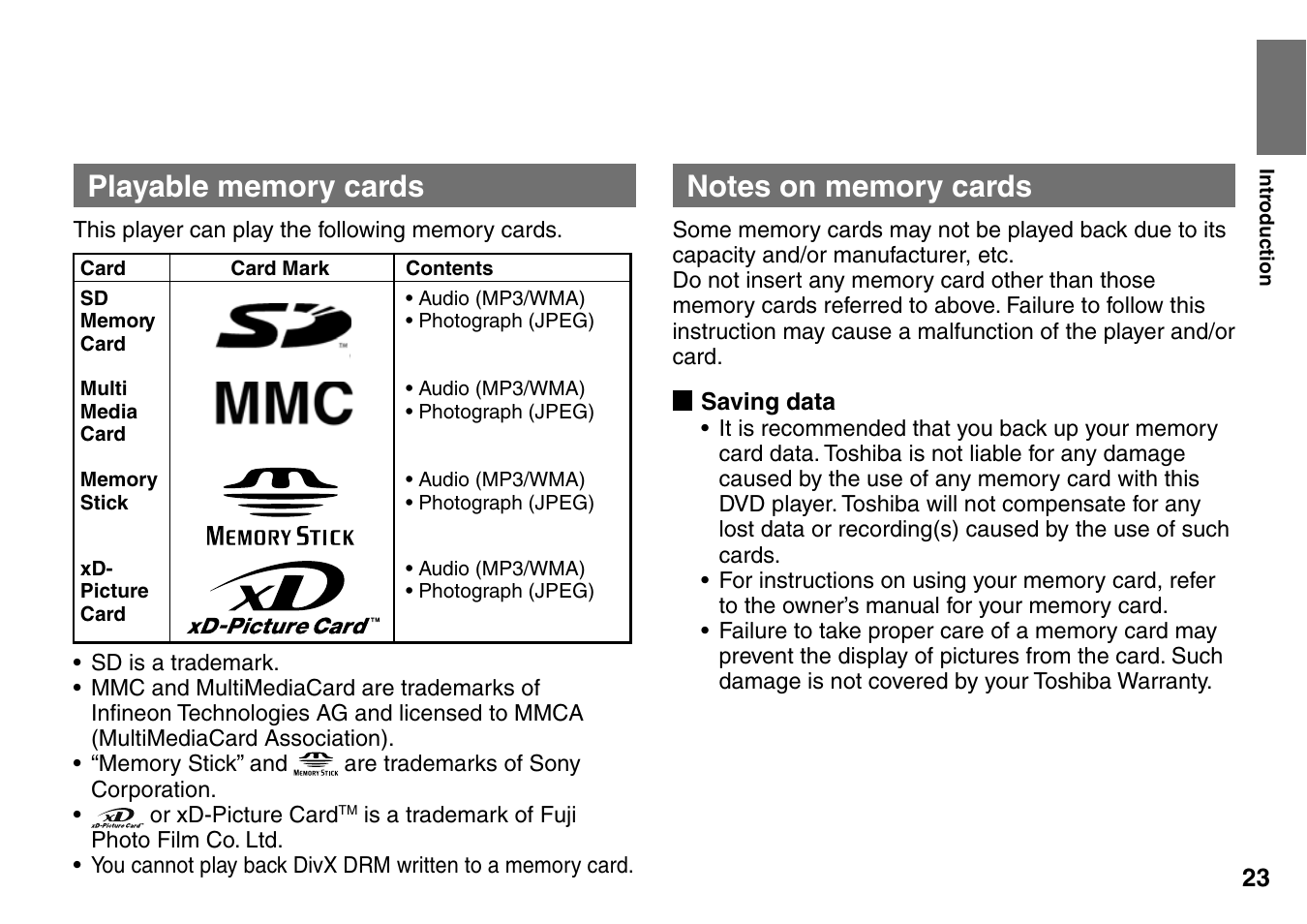 Toshiba SD-P2900SR User Manual | Page 23 / 80