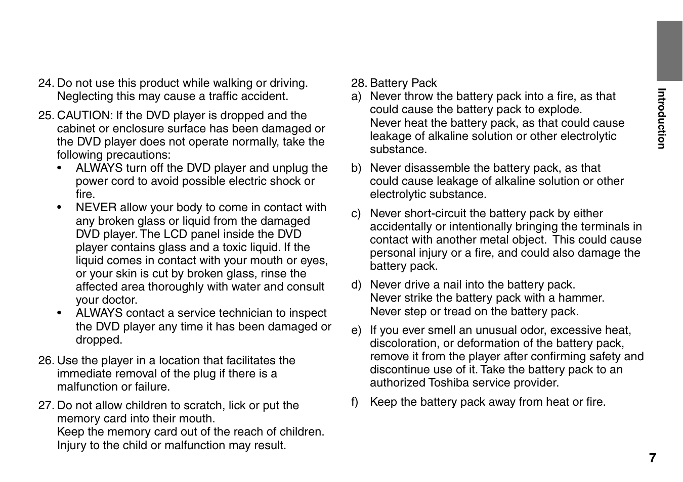 Toshiba SD-P2900SR User Manual | Page 7 / 80